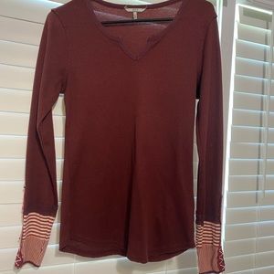 BKE waffle knit top M